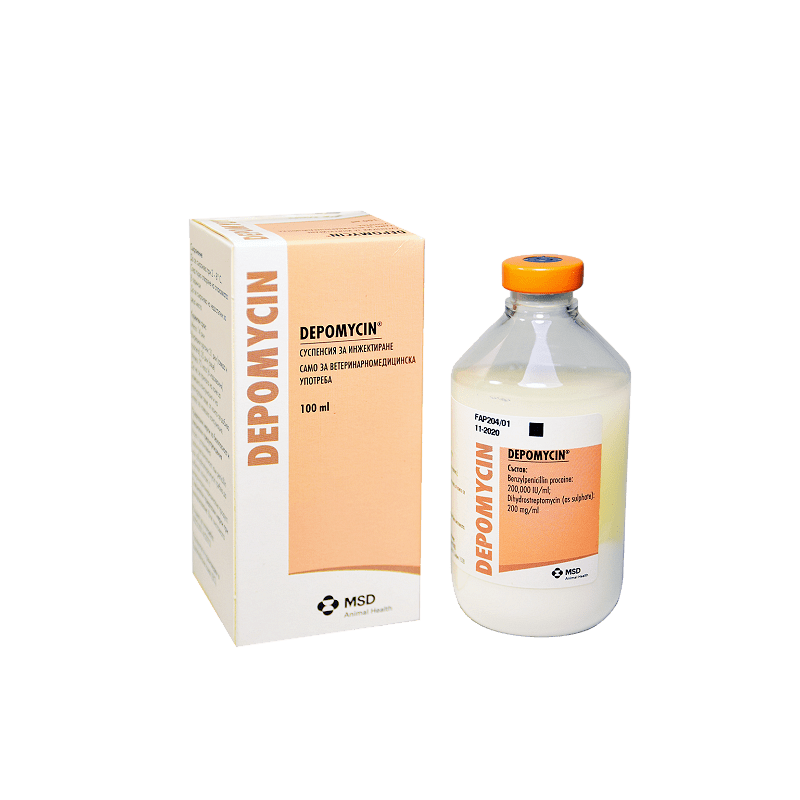 DEPOMYCIN / BENZYLPENICILLIN PROCAINE 200 000 IU/ML DIHYDROSTREPTOMYCIN ...