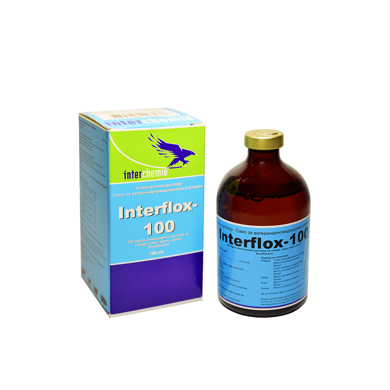 INTERFLOX 100 MG/ML ENROFLOXACIN 100 ML